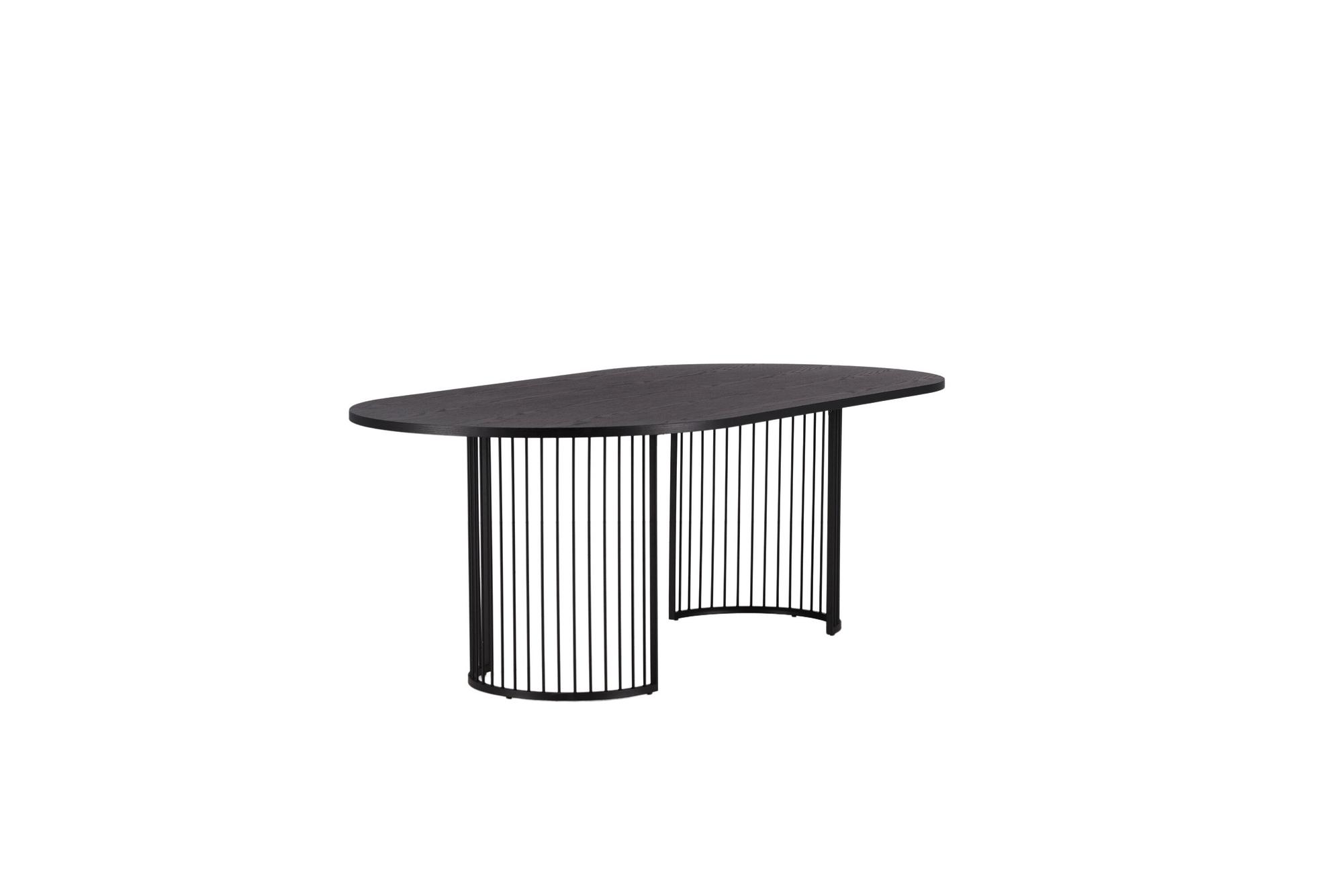Hamneskär  Dining table  Wood  Black 4