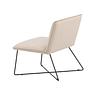 X-Lounge single sofa velvet beige 4