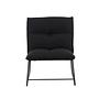 Madison single sofa linen fabric black 0