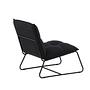 Madison single sofa linen fabric black 8