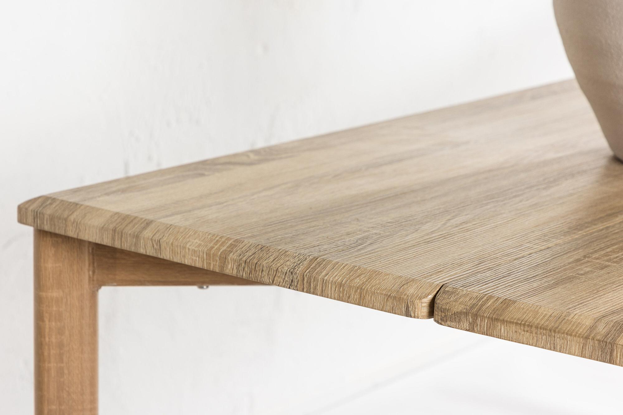 Damon  Dining table  MDF Veneer Whitewash 200×90cm 7