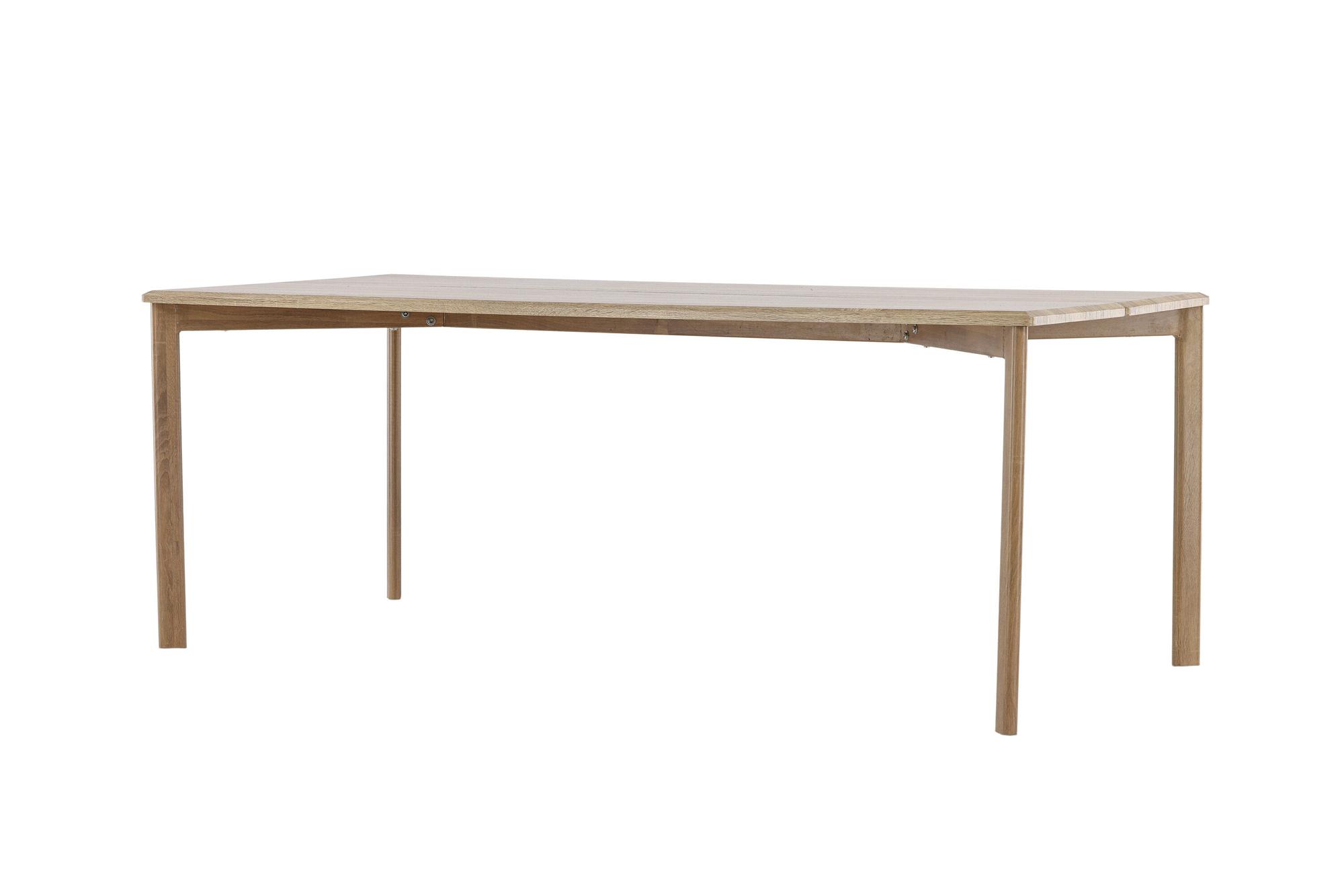 Damon  Dining table  MDF Veneer Whitewash 200×90cm 8