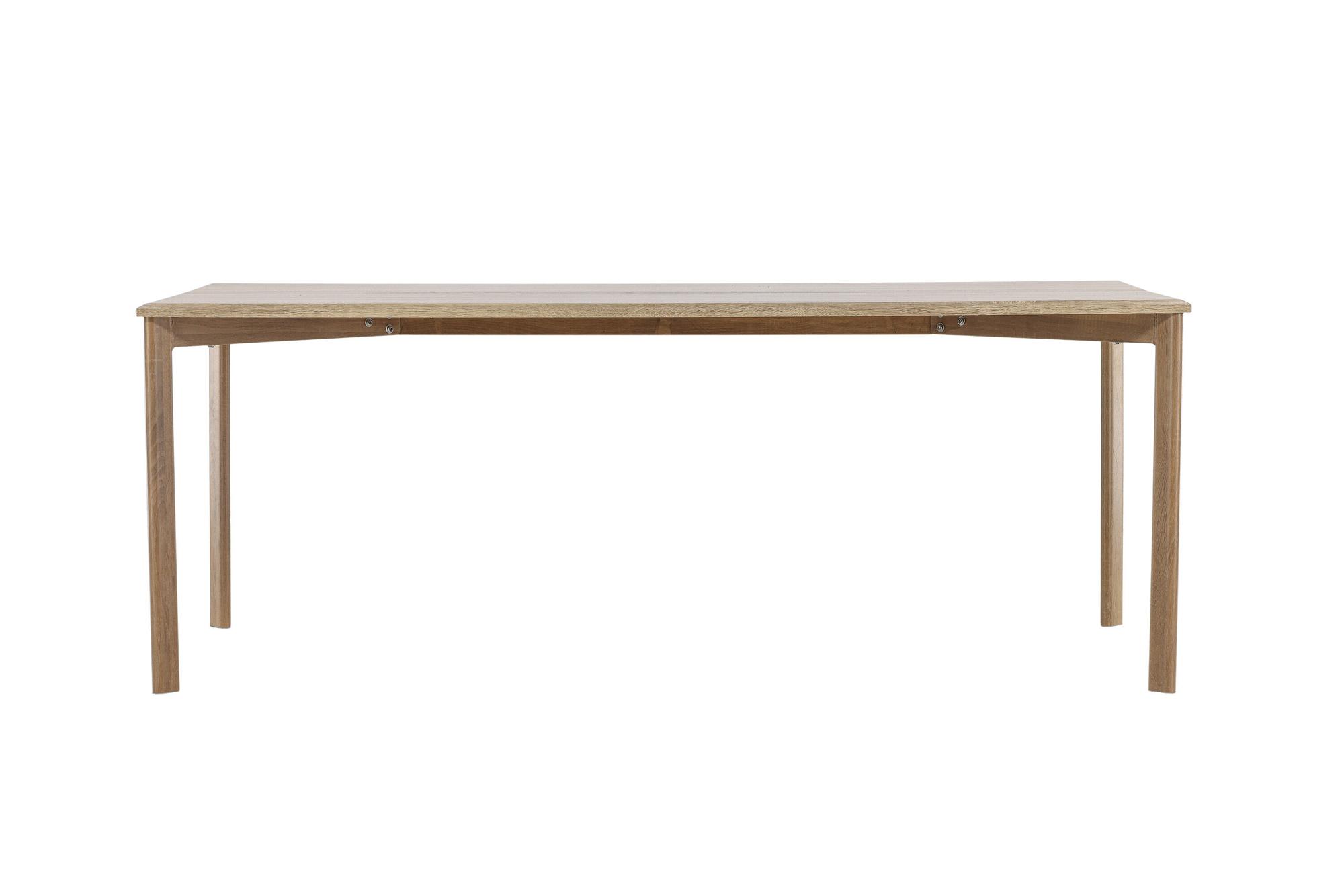 Damon Esstisch MDF Furnier Whitewash 200×90cm 6