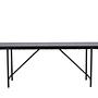 Astrid  Dining table  MDF Veneer  Matte black  200×75cm 6