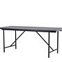 Astrid  Dining table  MDF Veneer  Matte black  200×75cm 1