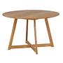 Yakidon Esstisch Gummiholz/MDF Eichen-Optik Natur/Holzoptik 4