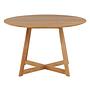 Yakidon Esstisch Gummiholz/MDF Eichen-Optik Natur/Holzoptik 0