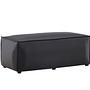 Palermo  Pouf  PU  Mattschwarz 5