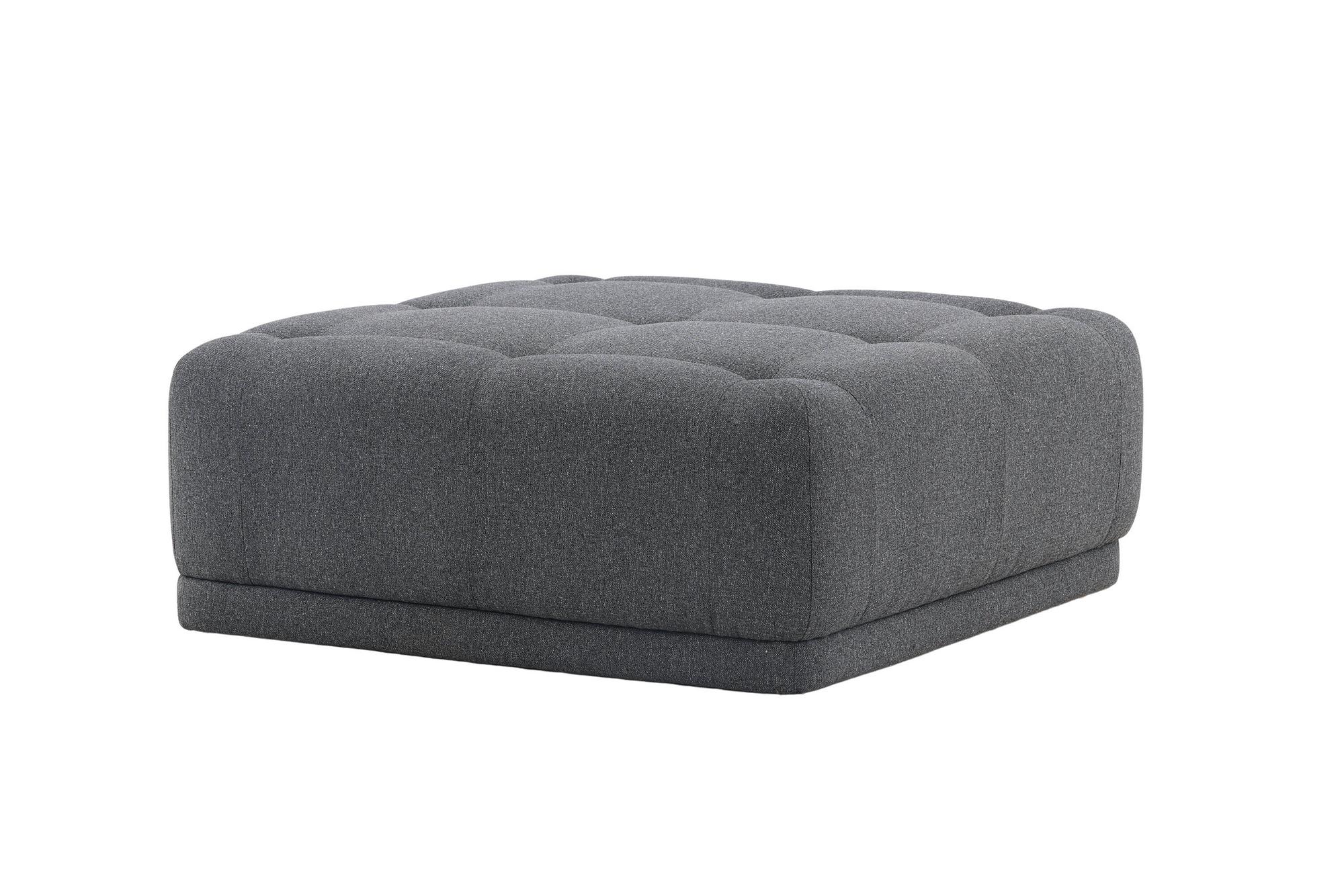 Torino  Pouf  Tessuto  Grigio scuro 1