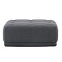 Turin  Pouf  Stoff  Dunkelgrau 0