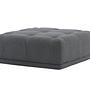 Turin  Pouf  Stoff  Dunkelgrau 4