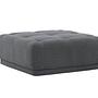 Turin  Pouf  Fabric  Dark grey 5