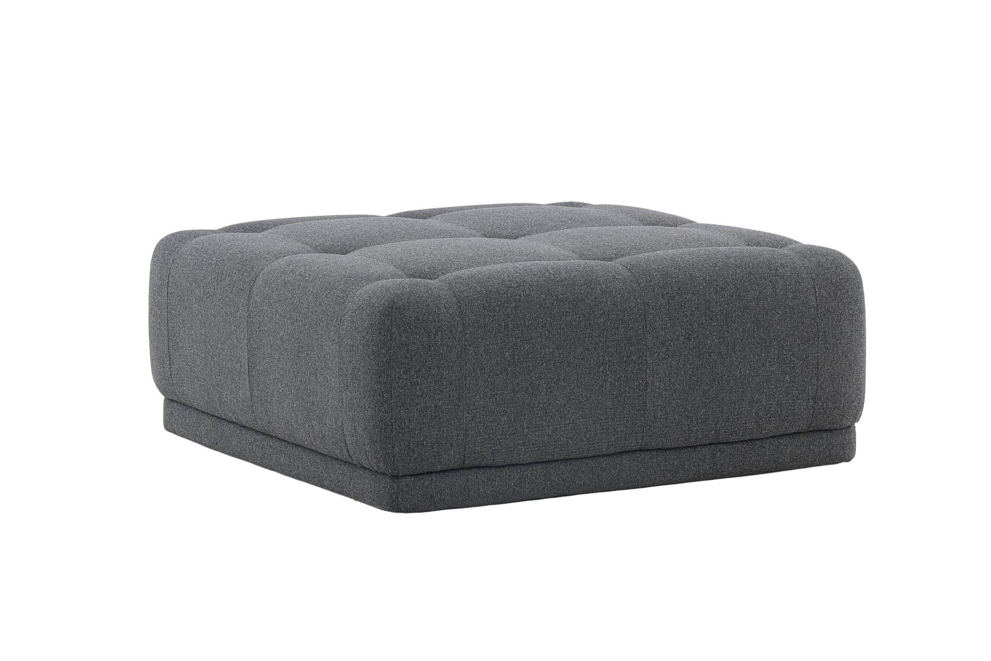 Torino  Pouf  Tessuto  Grigio scuro 5