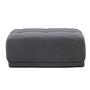 Turin  Pouf  Stoff  Dunkelgrau 6