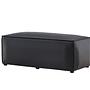 Palermo  Pouf  PU  Mattschwarz 1