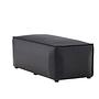 Palermo  Pouf  PU  Mattschwarz 2