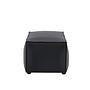 Palermo  Pouf  PU  Mattschwarz 3