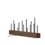 Kungsberget Adventsleuchter Nussbaum Metall Braun 8