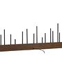 Kungsberget Advent candle holder Walnut Metal Brown 5