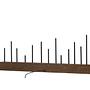 Kungsberget Advent candle holder Walnut Metal Brown 7