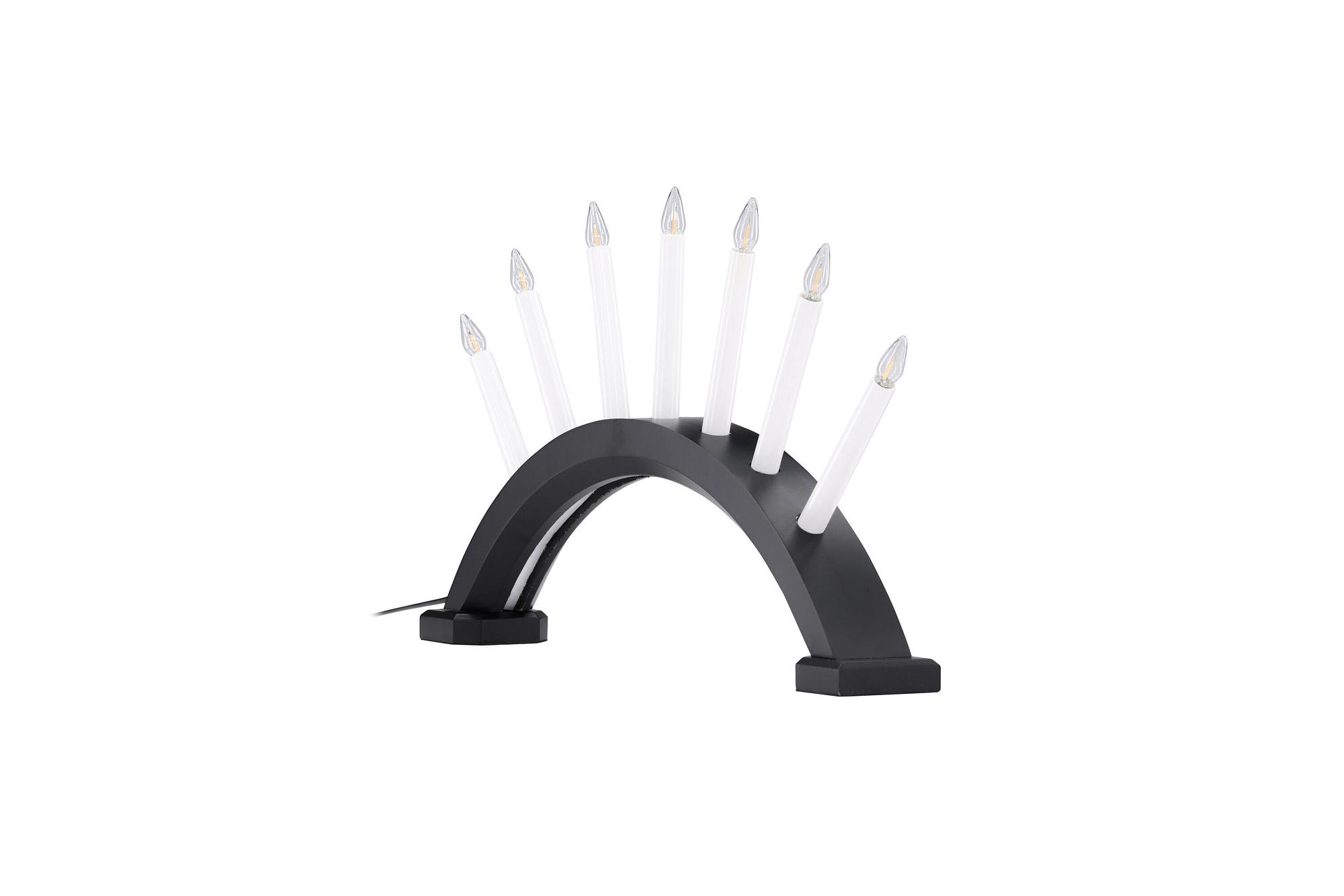 Kebnekaise Table lamp Pine wood Black White 2