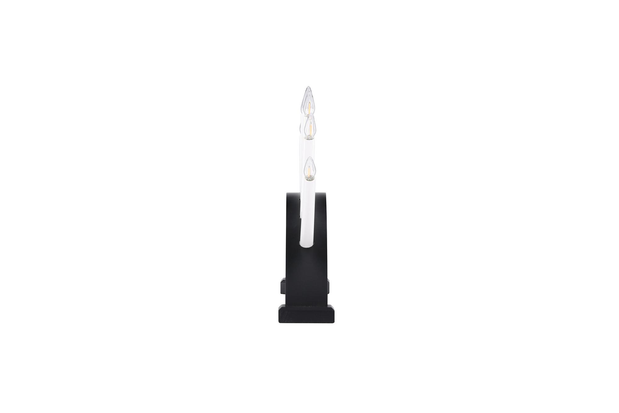 Kebnekaise Table lamp Pine wood Black White 3