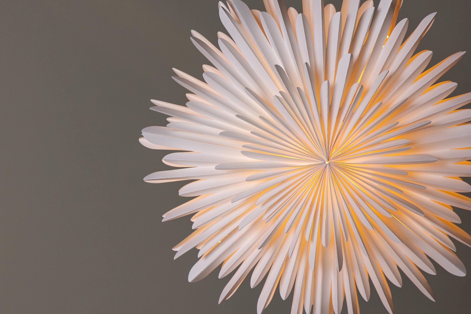 Sälen Pendelleuchte Papier Weiß Ø60cm 6