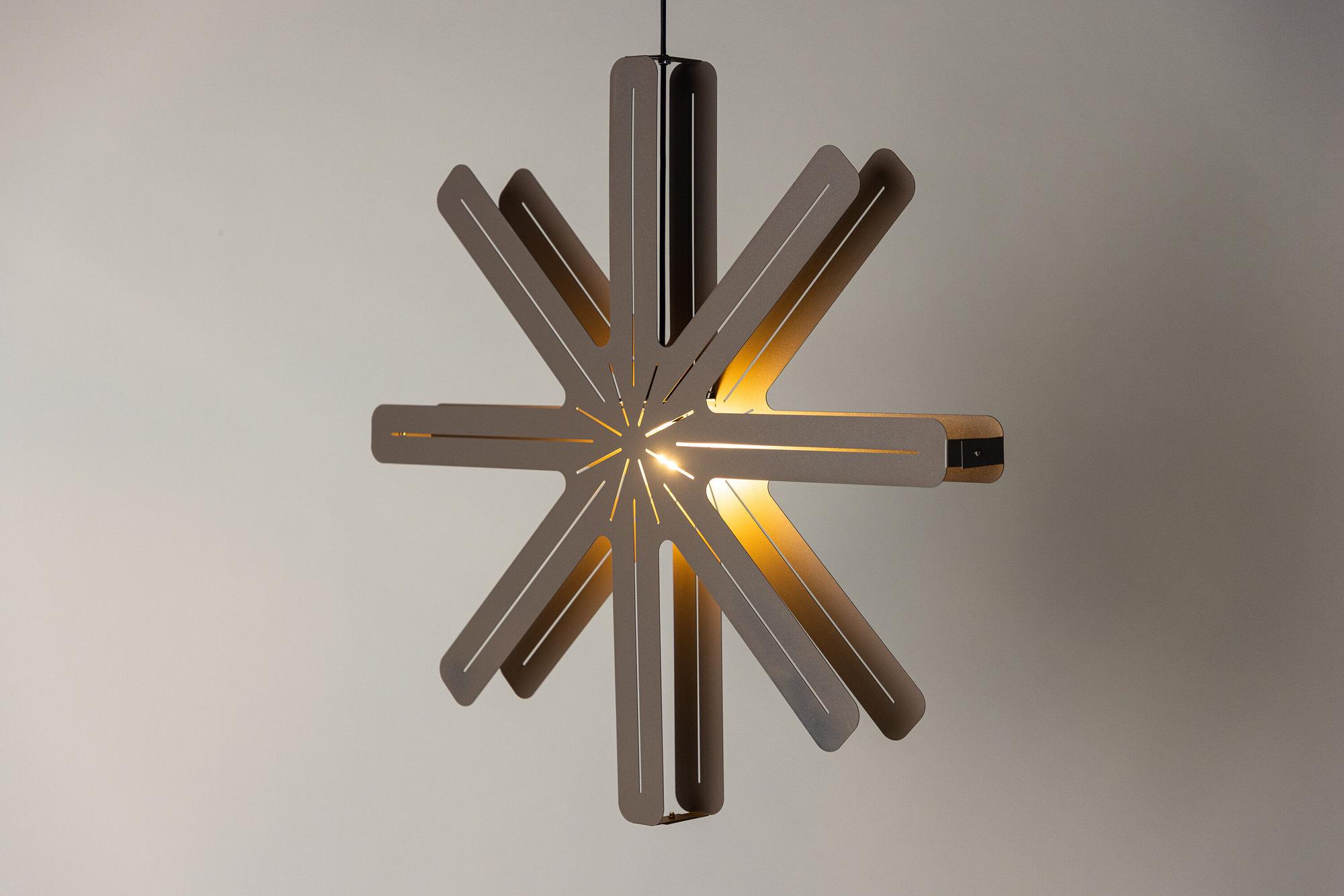 Säfsen  Pendant lamp Steel Mocca Ø80cm 6