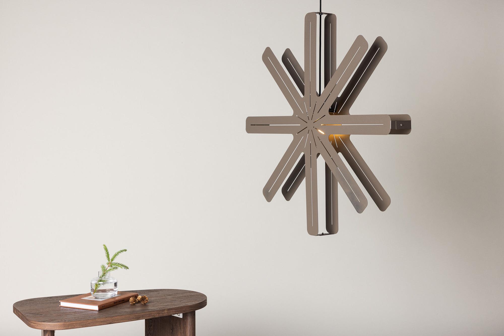 Säfsen  Pendelleuchte Stahl Mokka Ø80cm 4