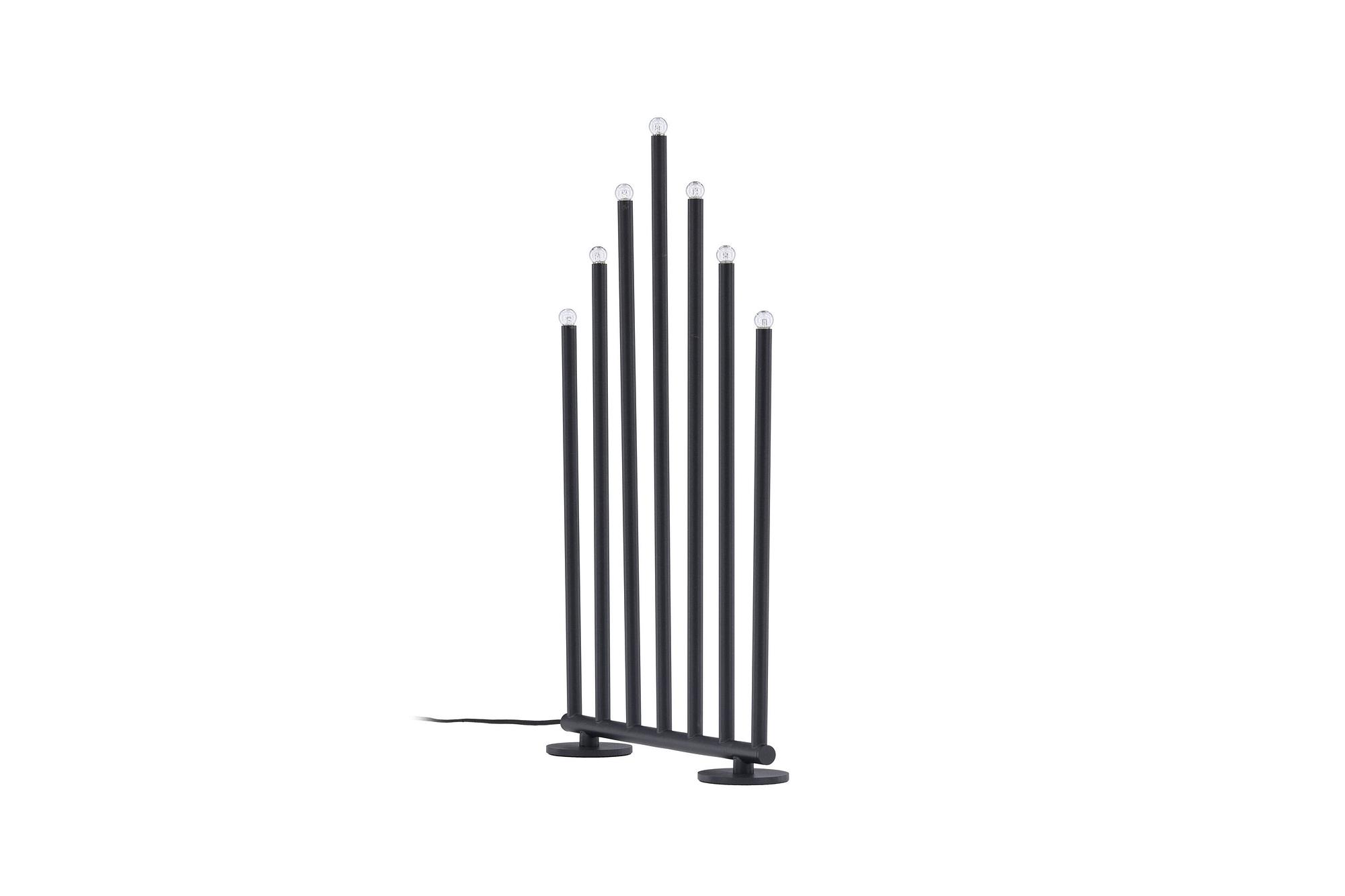 Björnfjället Kerzenständer Stahl Schwarz Matt 2