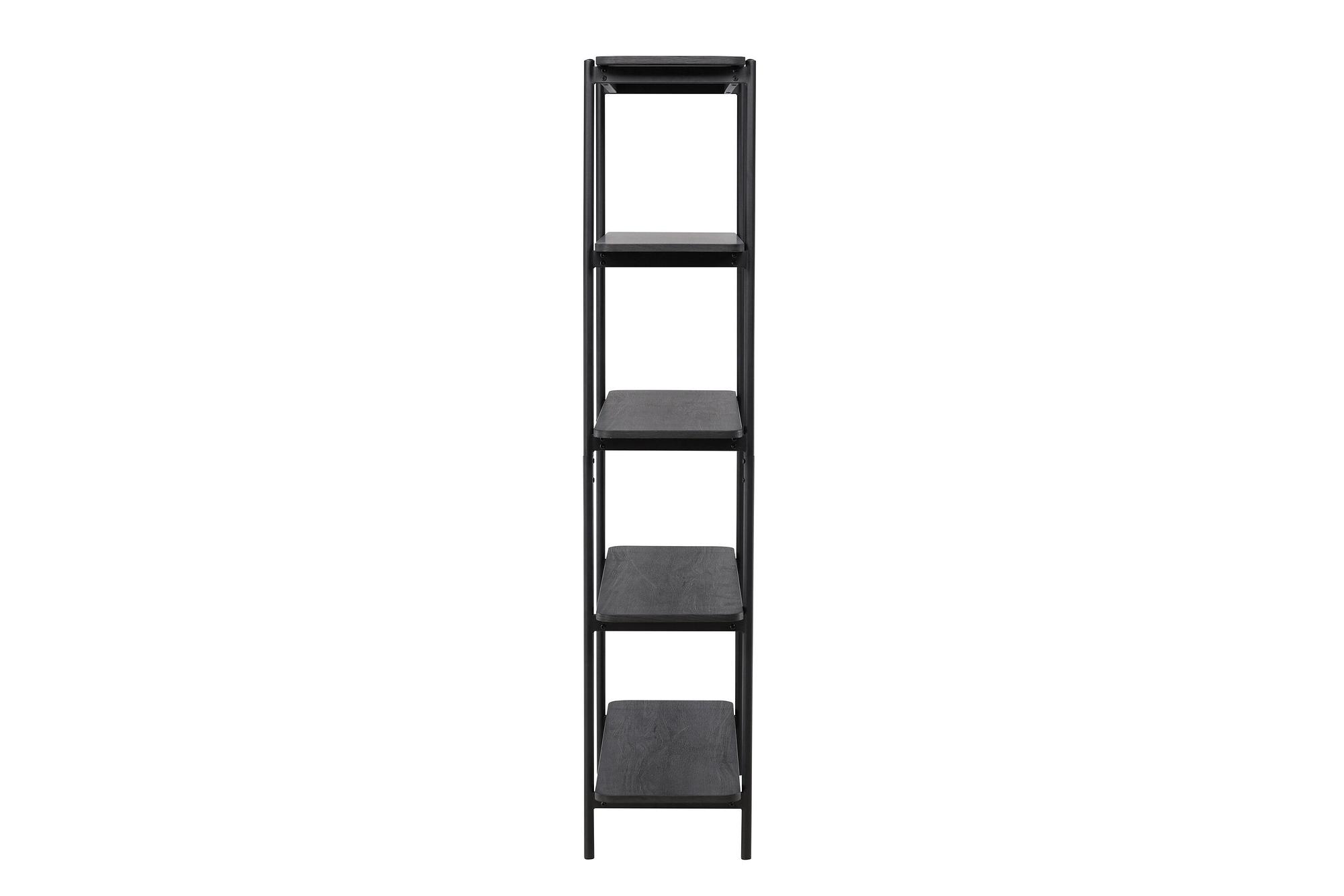 Heim Regal Holz Schwarz 3