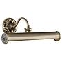 Renoir 2-light wall lamp mixed metal brass 0