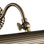 Renoir 2-light wall lamp mixed metal brass 4