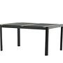 Togo Esstisch Aluminium Teak Schwarz 4