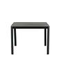 Togo Esstisch Aluminium Teak Schwarz 6