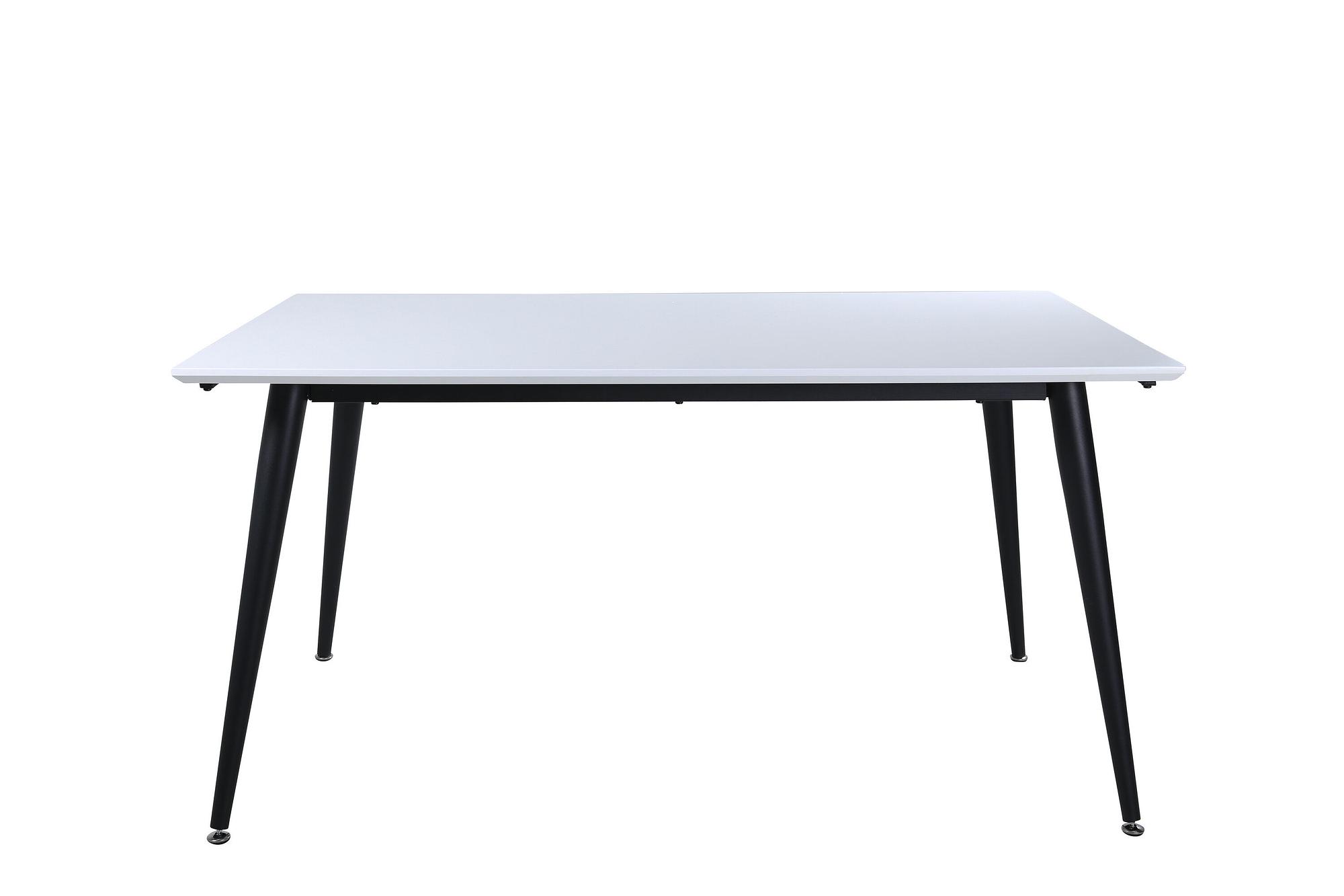 Jimmy Esstisch Schwarz Weiß HPL 150x76cm 0