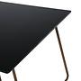 Petra Dining Table Copper in Used-Look Black Veneer 3