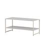 Staal Couchtisch Stahl Beige 1