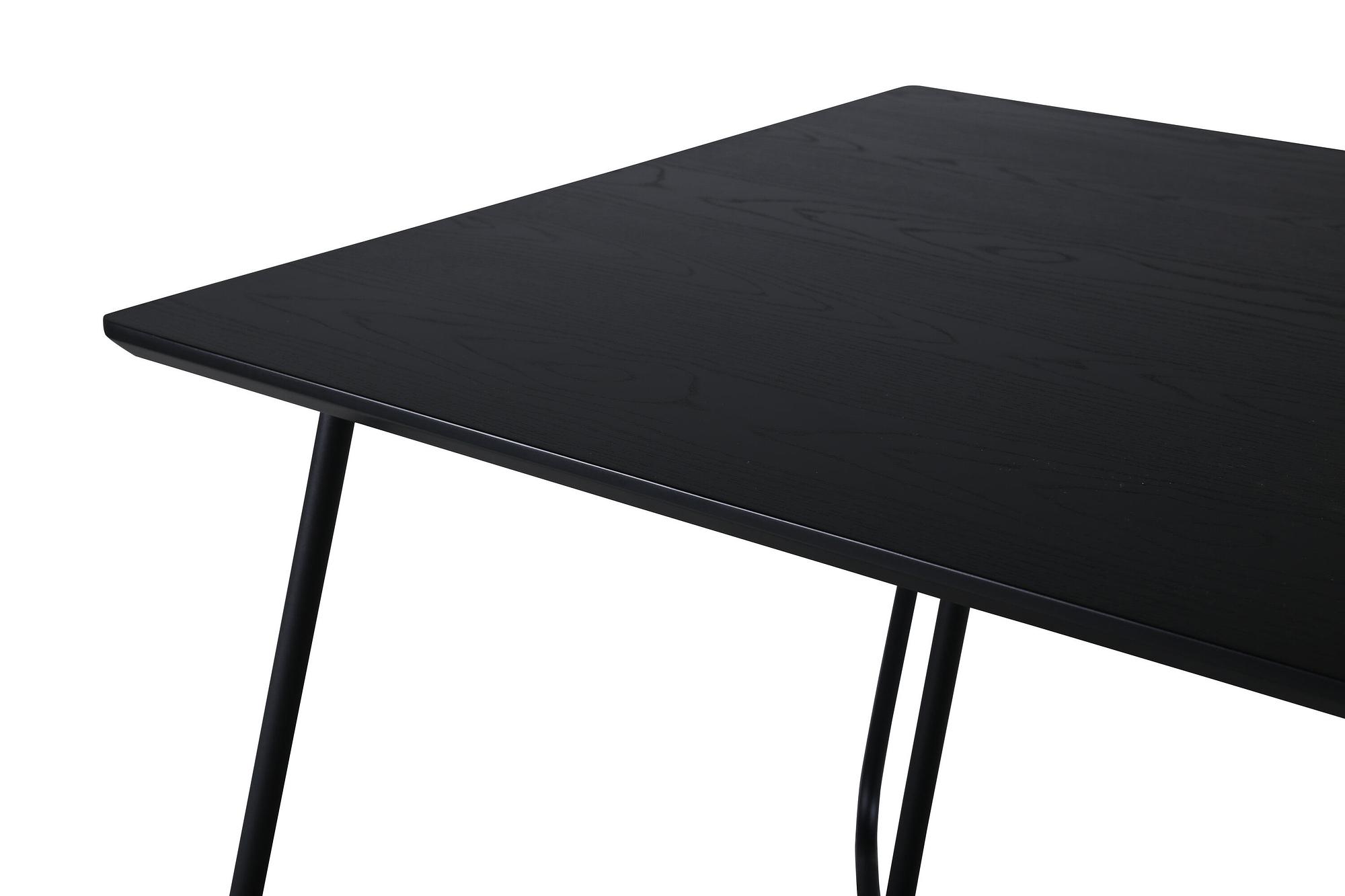 Petra Esstisch Schwarz Schwarzes Furnier 6