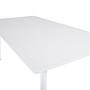 Polar Dining table MDF Metal White 90x180cm 3