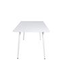 Polar Dining table MDF Metal White 90x180cm 0