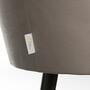 Armlehnstuhl Billie Samt Taupe 4