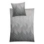 Mako Satin Bed Linen Jamiro Cotton Grey 155 x 220 cm 1