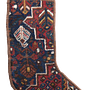 Christmas stocking wool multicolored 41x56cm 0
