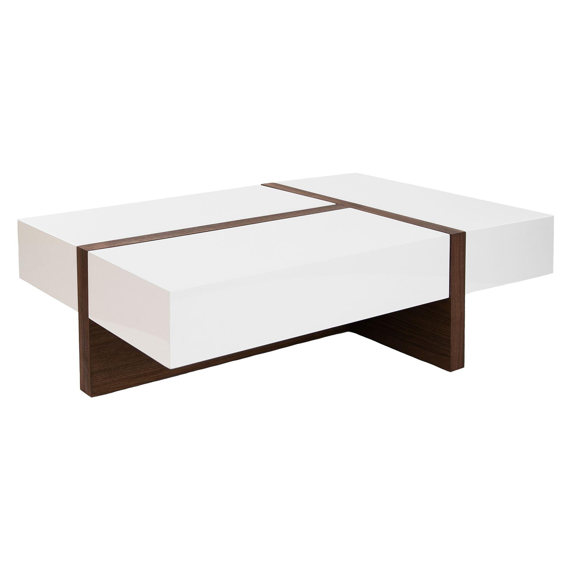 Tisch Walnussholz Weiß  0