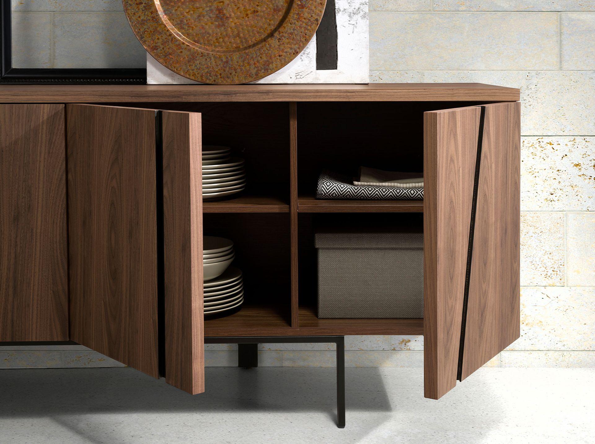 Sideboard walnut wood 4