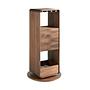 Revolving liquor cabinet Walnut wood 0