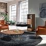 Revolving liquor cabinet Walnut wood 5