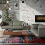 2-seater sofa Leather Grey 5