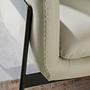 Sessel Leder Creme 4
